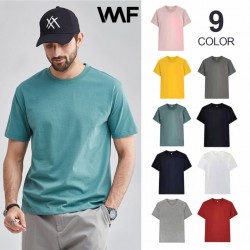 Cotton Plain T-shirt random color