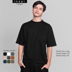 Basics Oversized shirt for men Plain tshirt Neutral Tops for Women Top Plus Size Outfit